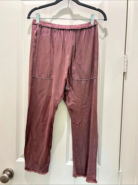 Pharaoh Rayon Jogger Pants in Mauve Size 2 (XS)